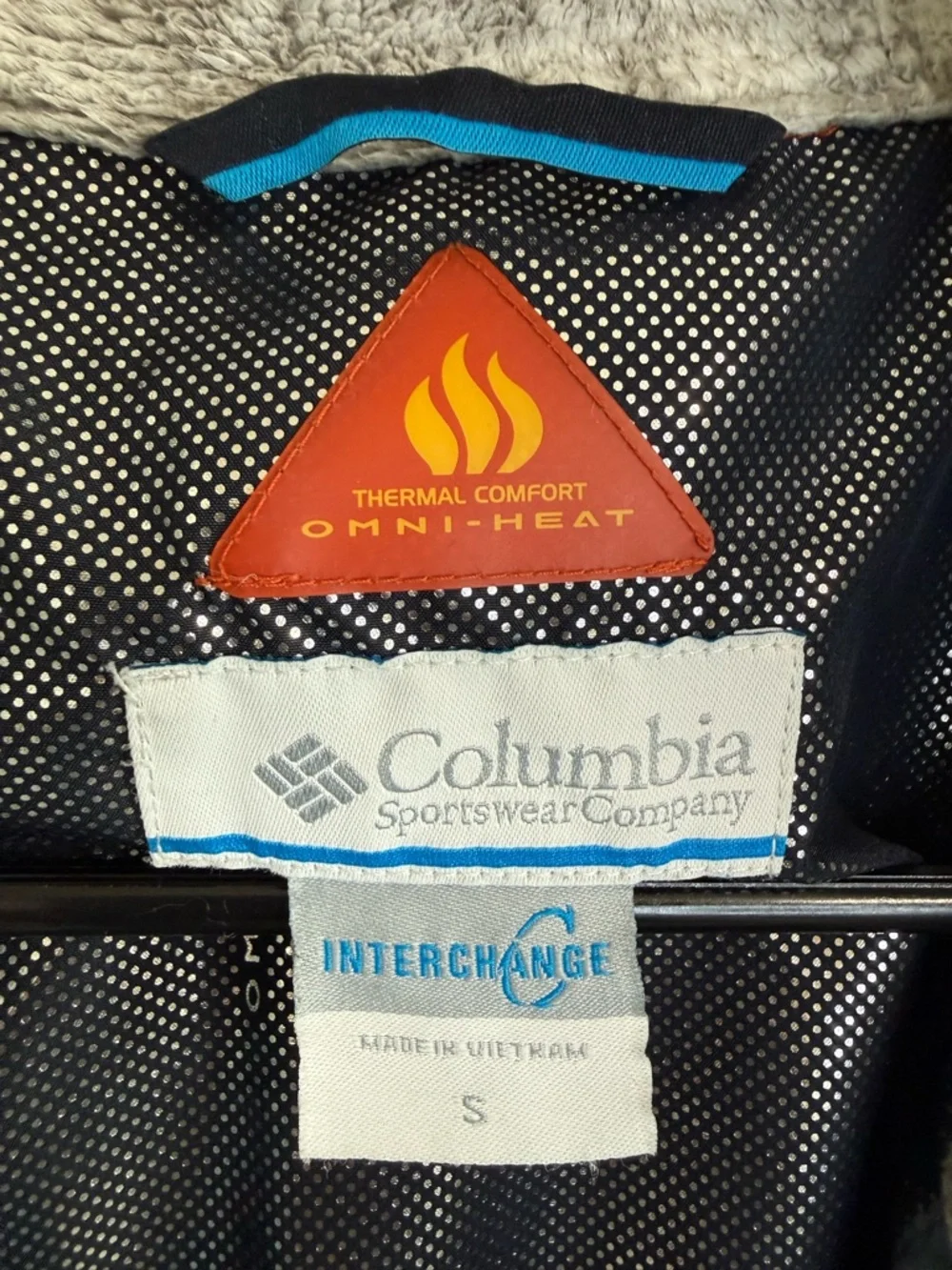 Columbia‎ Kaleidaslope II Interchange Omni Heat Winter Coat Metal Blue Women's S